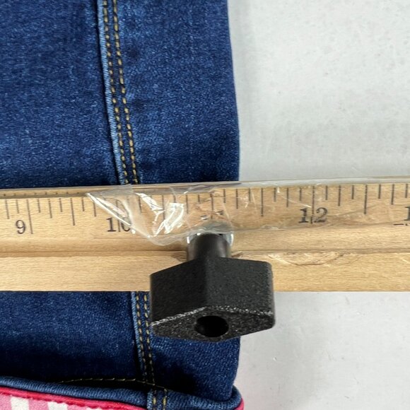 Judy Blue Jean Shorts Women's Plus 32* High Rise Blue Cuffed Denim Jorts Tag 1XL - Picture 14 of 16